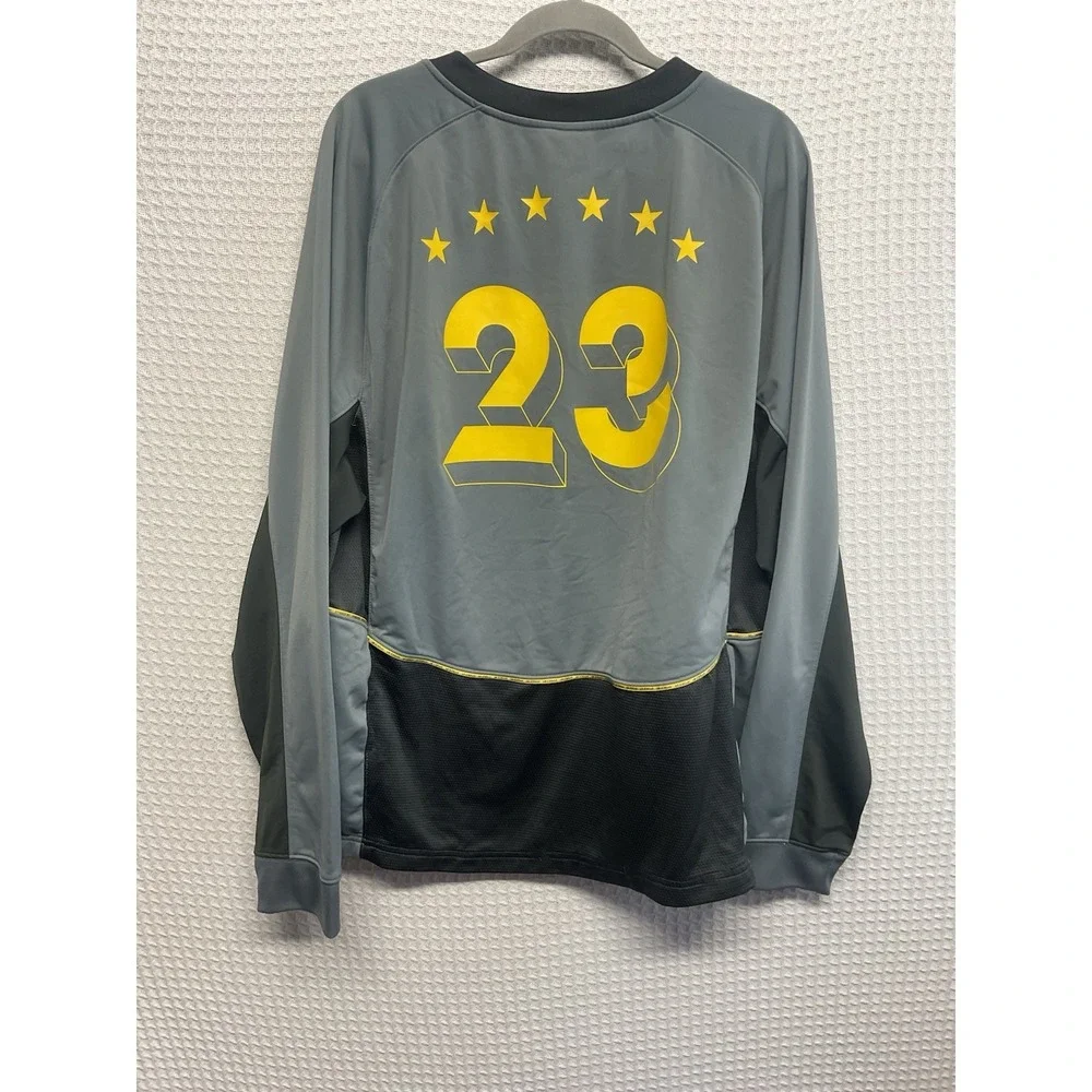 Nike Air Jordan Legacy AJ4 Long Sleeve Pullover Shirt‎ CJ9081 065 Men's 2XL Gray